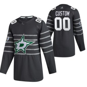 Dallas Stars Trikot Benutzerdefinierte Grau 2020 NHL All Star